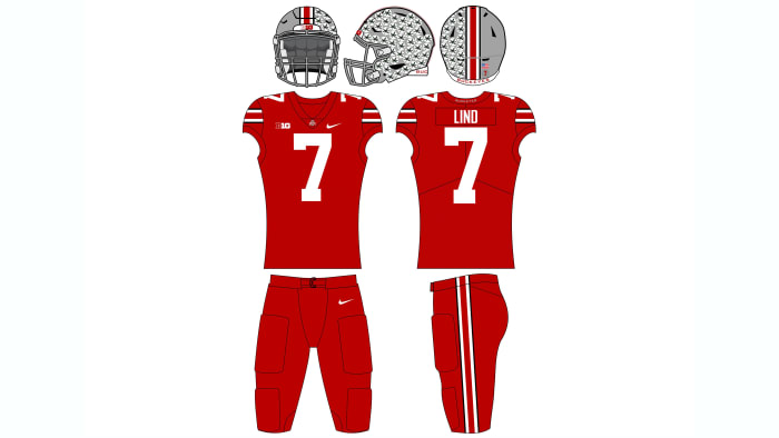 Scarlet Color Rush Uniforms